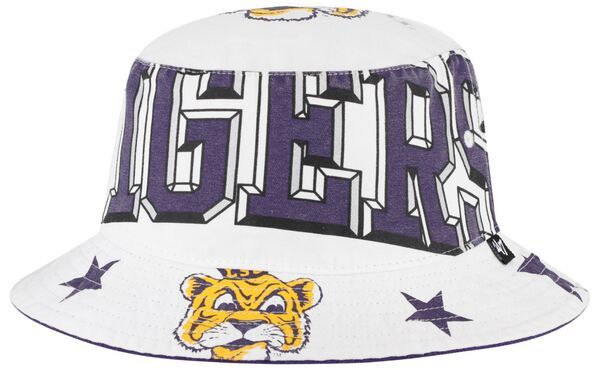 フォーティーセブン レディース アクセサリー 帽子 47 Womens LSU Tigers Whitenergize Bucket Hat NoColor ホワイト 11,455円