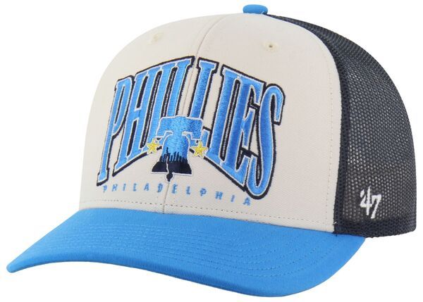 フォーティーセブン レディース アクセサリー 帽子 47 Adult Philadelphia Phillies Navy Drawbridge Trucker Adjustable Hat NoColor ネイビー