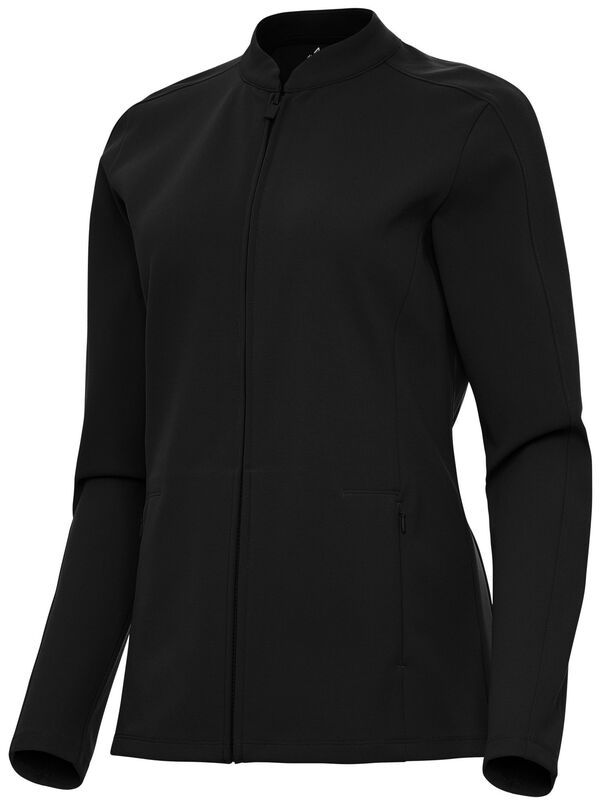 アンティグア レディース アウター ジャケット・ブルゾン Antigua Womens Regard Golf Jacket Black ブラック