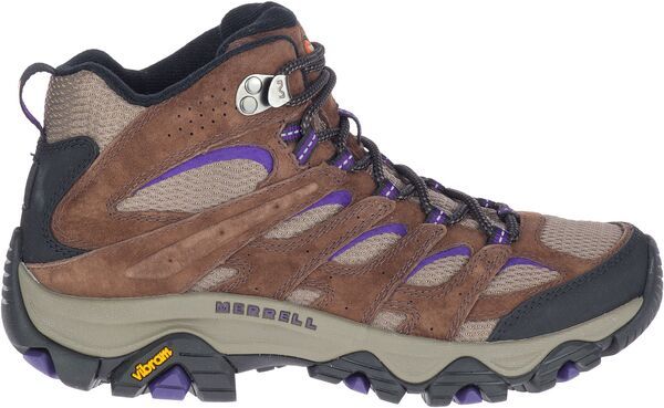 メレル レディース シューズ ブーツ・レインブーツ Merrell Womens Moab 3 Mid Hiking Boots BrackenPurple パープル