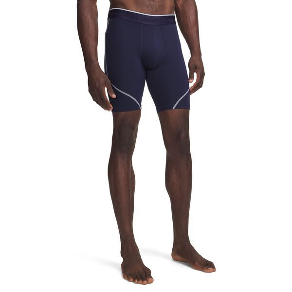 アンダーアーマー メンズ ボトムス カジュアルパンツ ショートパンツ Under Armour Mens HeatGear Elite Long Compression Shorts Midnight NavyReflective ネイビー 13,110円
