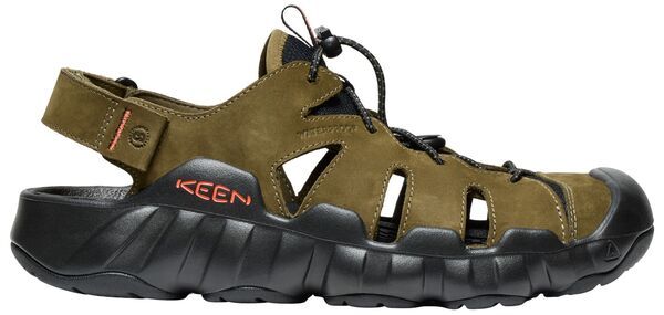 キーン メンズ シューズ サンダル KEEN Mens Hyperport Fisherman Sandals Dark OliveBlack ブラック