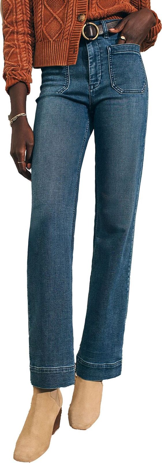 ファレティ レディース ボトムス カジュアルパンツ ワイドレッグ パイル Faherty Womenstretch Terry Wide Leg Pants Riverton