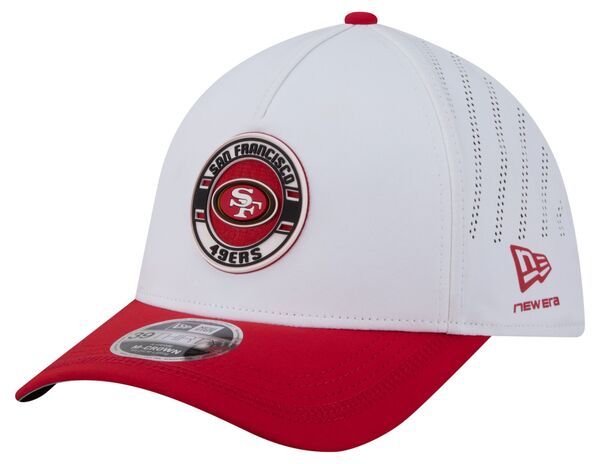 ニューエラ レディース アクセサリー 帽子 New Eradult San Francisco 49ers White AFrame Patch 39Thirty Stretch Fit Hat NoColor ホワイト の商品写真
