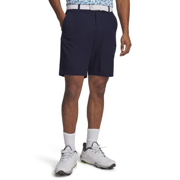 アンダーアーマー メンズ ボトムス カジュアルパンツ Under Armour Mens 10 UA Drive Tapered Golf Short Midnight NavyHalo Gray グレー の商品写真
