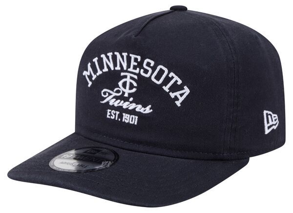 ニューエラ レディース アクセサリー 帽子 New Eradult Minnesota Twins Navy 19Twenty Stacked Adjustable Hat NoColor ネイビー