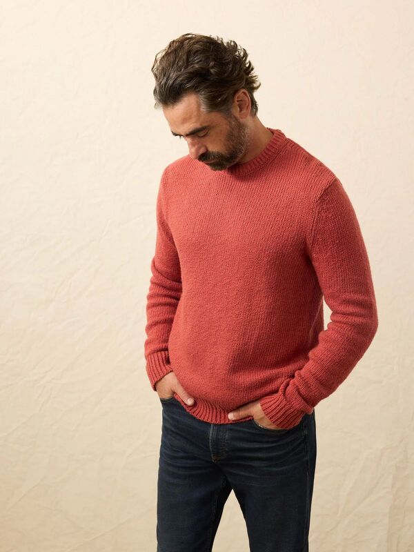 ファレティ メンズ アウター ニット・セーター クルーネック Faherty Mens Heirloom Crewneck Sweater Bone
