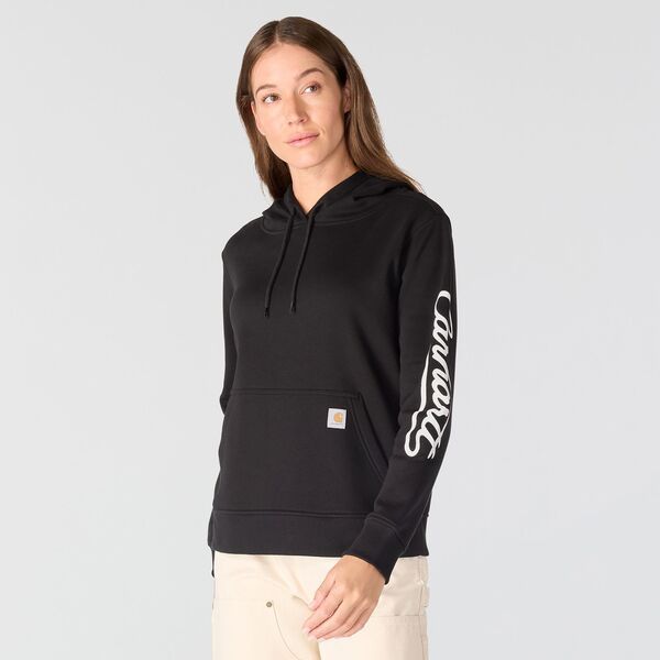 カーハート レディース アウター パーカー・スウェット Carhartt Womensawyer Hoodie Black ブラック の商品写真