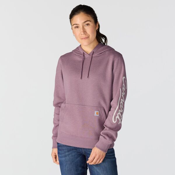 カーハート レディース アウター パーカー・スウェット Carhartt Womensawyer Hoodie Ash Berry Heather ヘザー