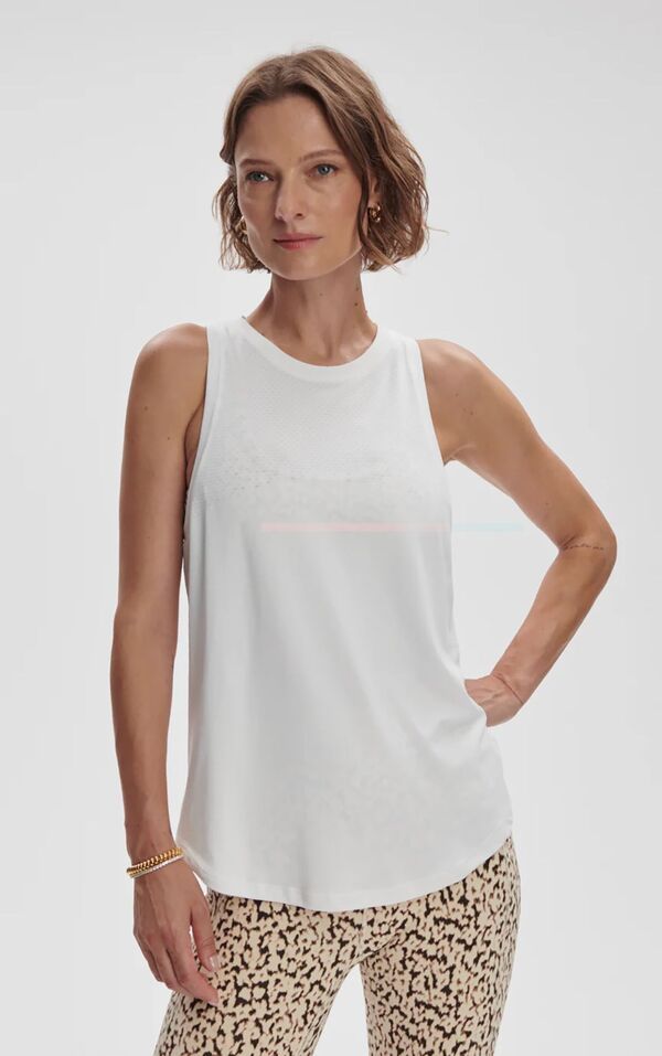 バーレイ レディース トップス タンクトップ Varley Womens Dacey Longline Tank Top White ホワイト