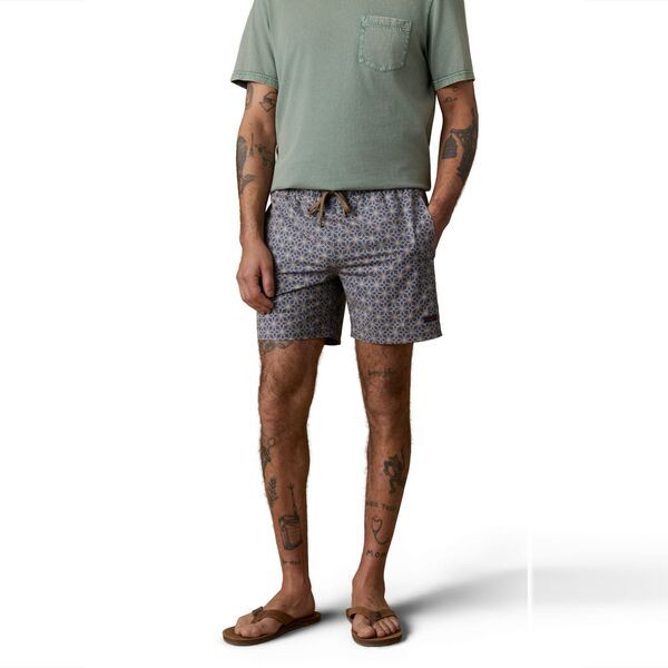 ファレティ メンズ ボトムス カジュアルパンツ Faherty Mens All Day 6 Trunk Golden Lotus Tile