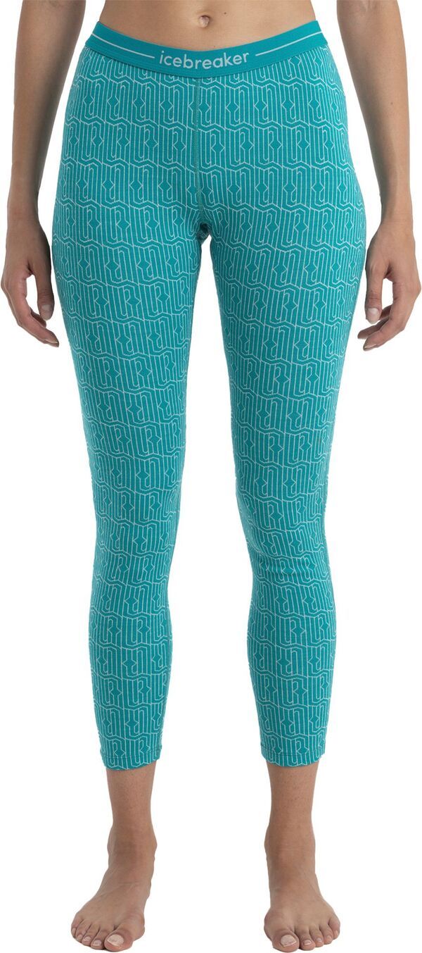 アイスブレーカー レディース ボトムス レギンス icebreaker Womens Merino 260 Vertex Herenga Thermaleggings Flux GreenSnowJ グリーン