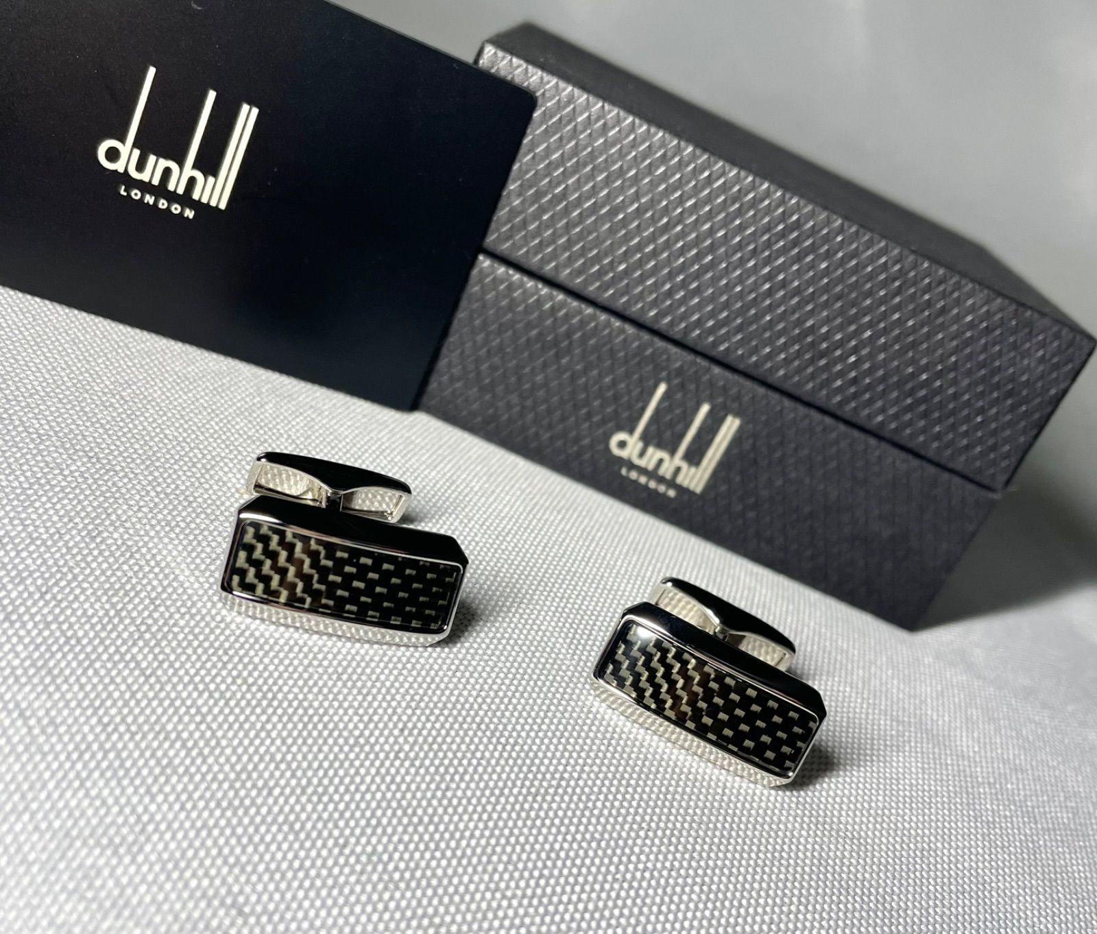 美品 希少 Alfred Dunhill アルフレッドダンヒル カーボンファイバー 