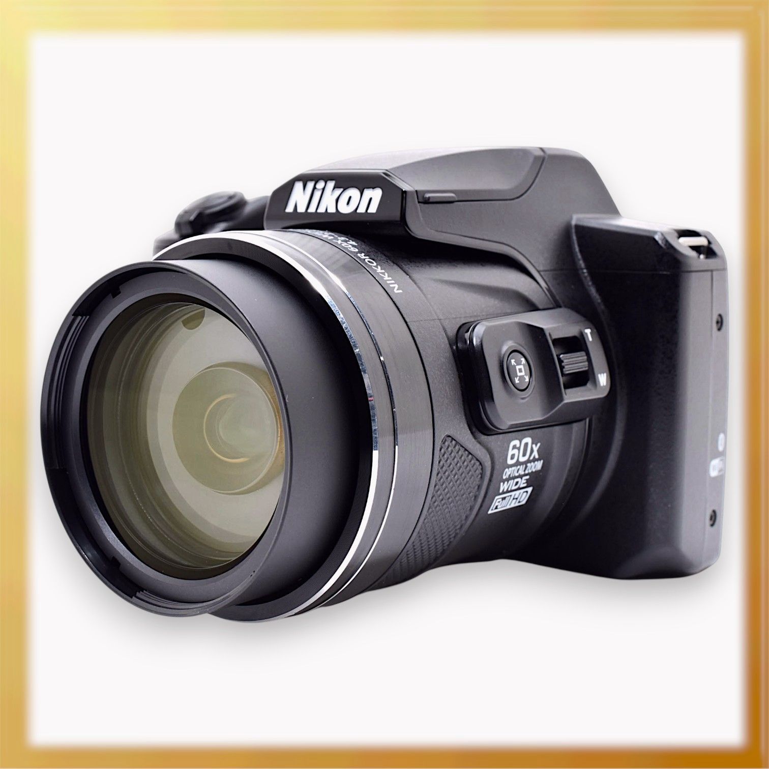 極美品｜Nikon COOLPIX B600 BK デジタルカメラ 光学60倍 軽量 クールピクス ブラック｜M273