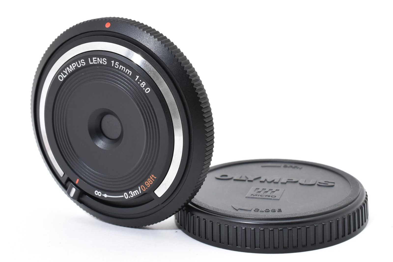 実用光学美品 Olympus オリンパス LENS 15mm 8.0 黒 ブラック MFレンズ #4123-3