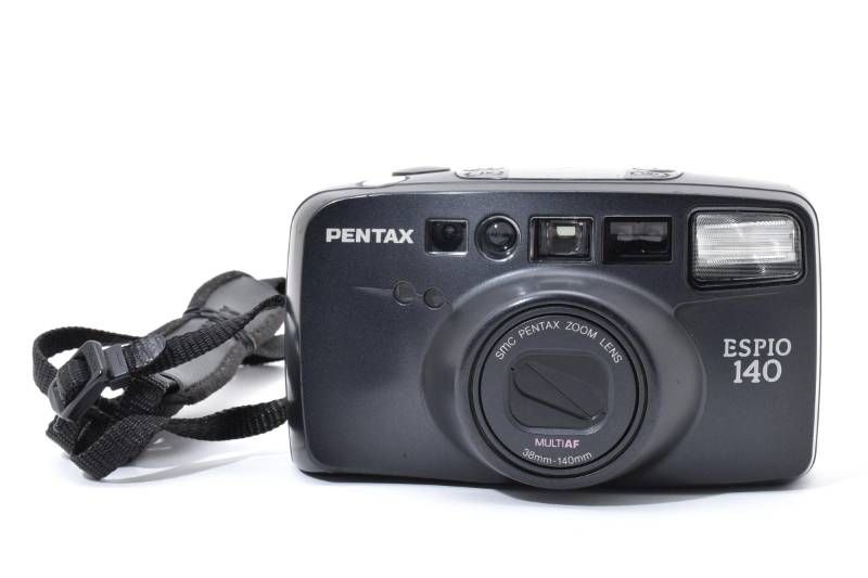 【実用品】Pentax ペンタックス ESPIO140 黒 ブラック コンパクトフィルムカメラ #4119-15