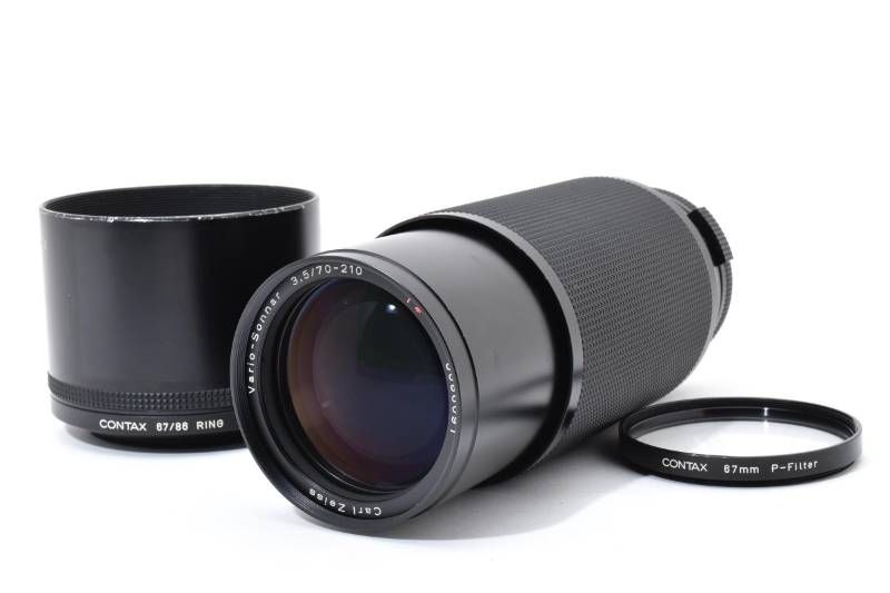 【実用品】CONTAX コンタックス Carl zeiss Vario-Sonnar 3.5 70-210mm T* AEG MFレンズ #4122-18