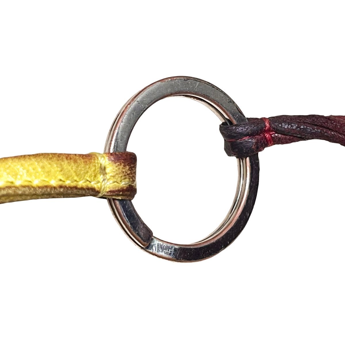 中古】 HERMES エルメス バッグチャーム カルメン2個セット ルージュ