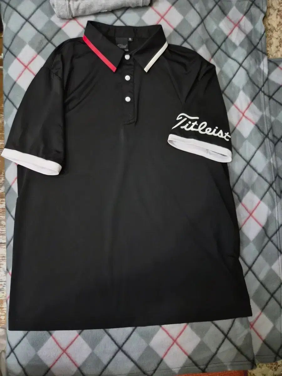 タイトリスト ブラック 半袖 カラ Tシャツ