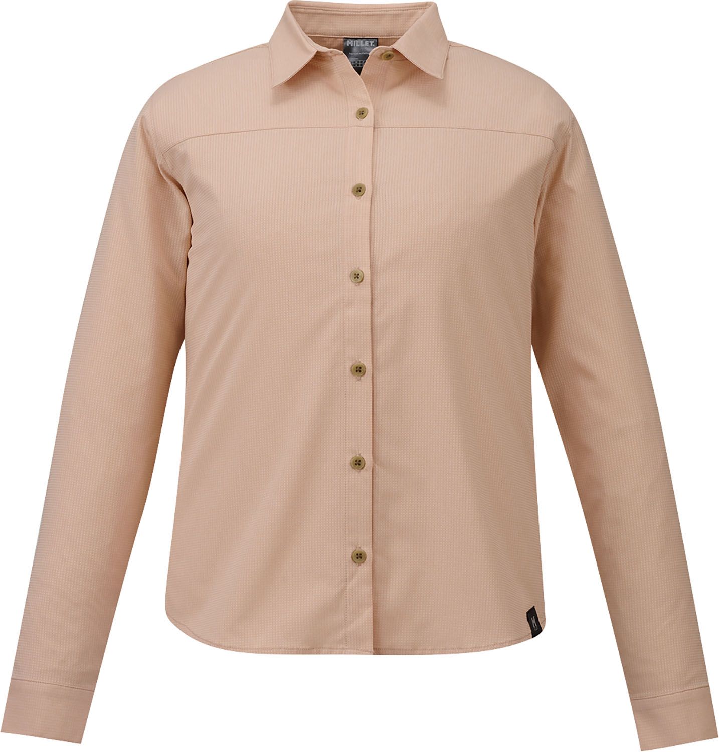 ミレー MILLET アウトドア アルピ ロングスリーブシャツ MIV02213 N4237 VANILLACREAM