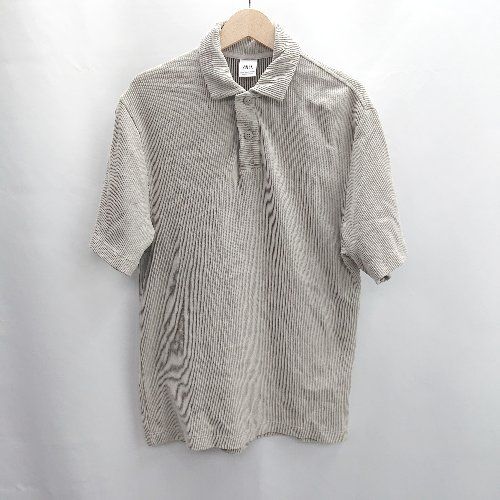 ◇ Θ ZARA ザラ 襟あり 半袖 カットソー シャツ サイズ S ベージュ系 メンズ E 【1502030046564】