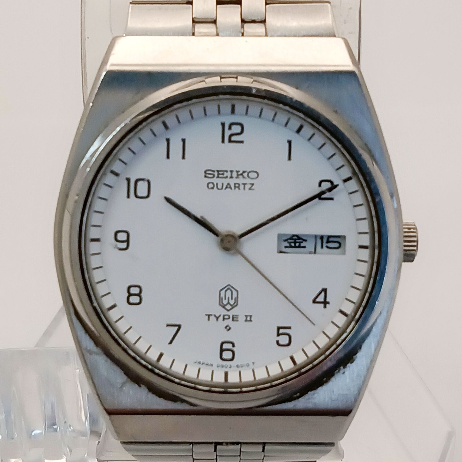 稼働 良品】0515-3 SEIKO TYPE II セイコー タイプ2 0903-6000 メンズ 