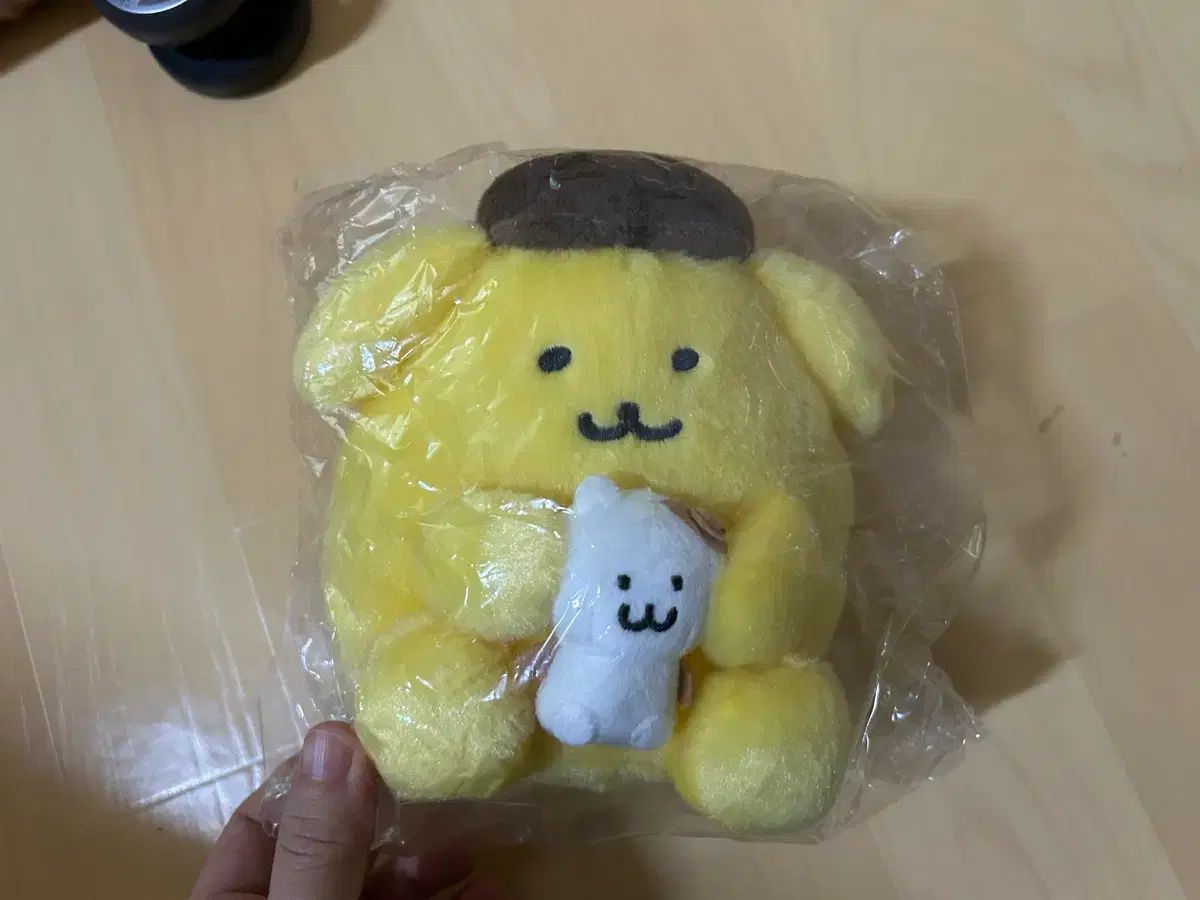 ポムポムプリン ナガノ サンリオ ぬいぐるみ 新品 ポムポムプリンM 