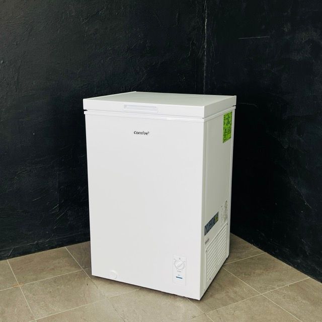 送料無料 コンフィー ノンフロン冷凍庫 【中古】動作保証 comfee RCC100WH(E) 2025年製 99L 上開き ホワイト 凹み有 業務用 048023 B/23837