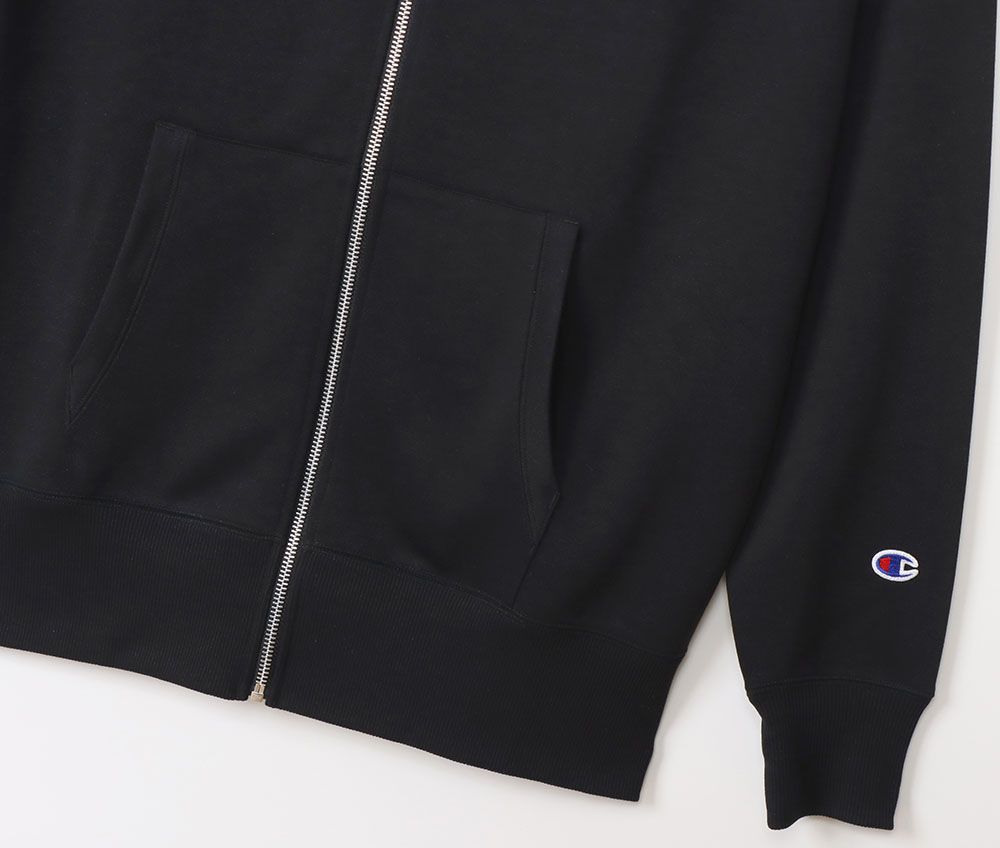 チャンピオン Champion ジップフーデッドスウェットシャツ メンズ ZIP HOODED SWEATSHIRT フーディー パーカー 長袖 トップス バスケ 部活 C3-XS160 C3XS160 090 ブラック チャンピオン Champion ジップフーデッドスウェットシャツ メンズ ZIP HOODED SWEATSHIRT フーディー パーカー 長袖 トップス バスケ 部活 C3-XS160 C3XS160 090 ブラック