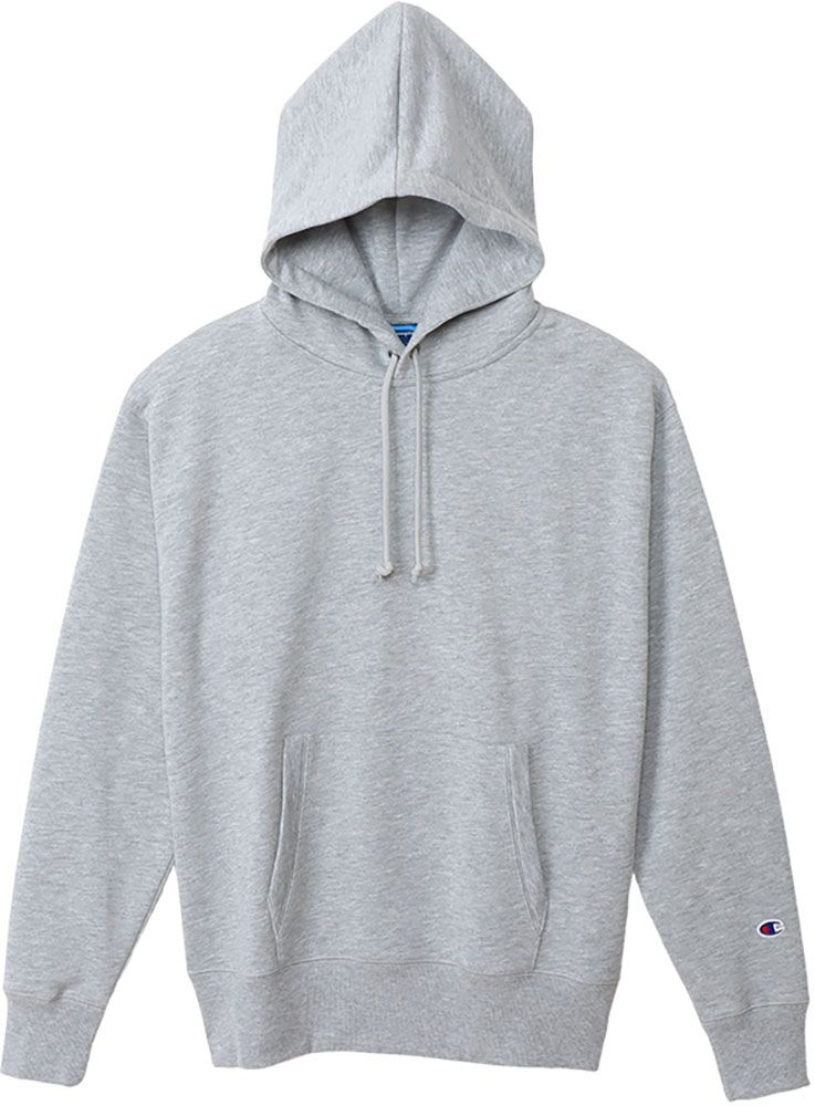 チャンピオン Champion フーデッドスウェットシャツ メンズ HOODED SWEATSHIRT 長袖 パーカー トレーナー トップス 無地 バスケ 部活 トレーニング C3-XS161 C3XS161 070 オックスフォードグレー