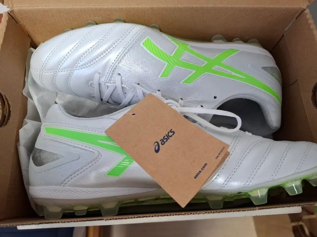 新品 アシックス DS LIGHT PRO AG PRO 白/ネオン 265