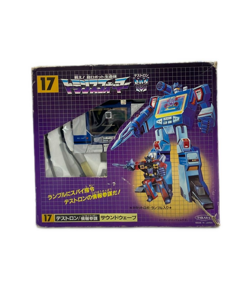 タカラ 17 デストロン/情報三謀サウンドウェーブ 変身玩具 戦え!超ロボット生命体 トランスフォーマー