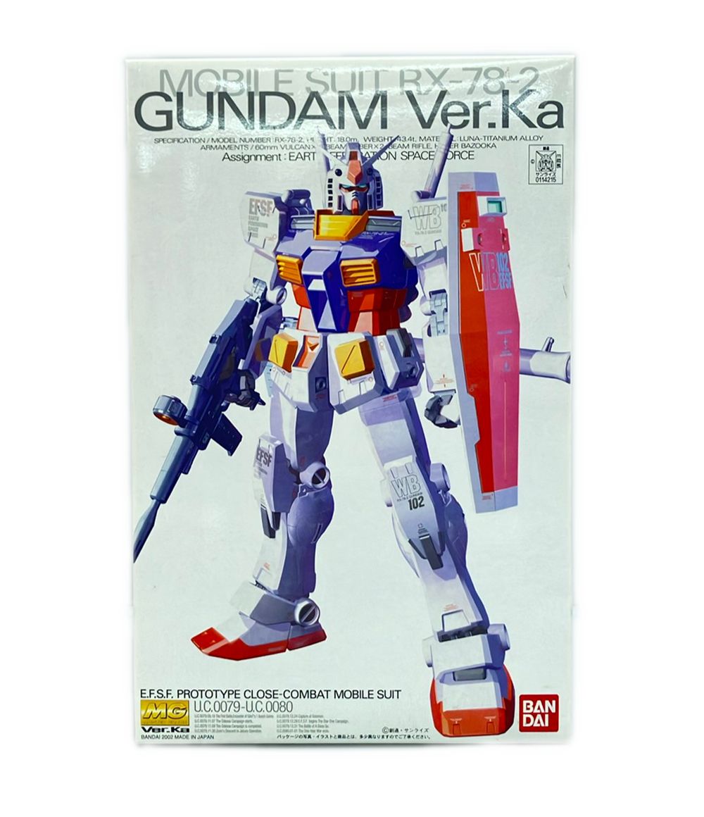 バンダイ 機動戦士ガンダム MG 1/100 RX-78-2 ガンダム Ver.Ka プラモデル