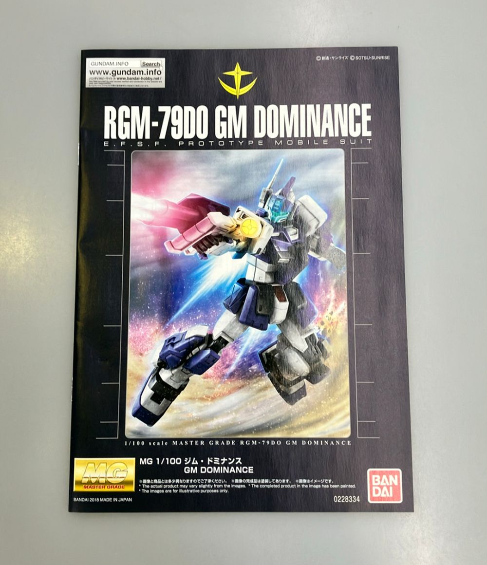 美品 バンダイ MG 1/100 ジム・ドミナンス プラモデル