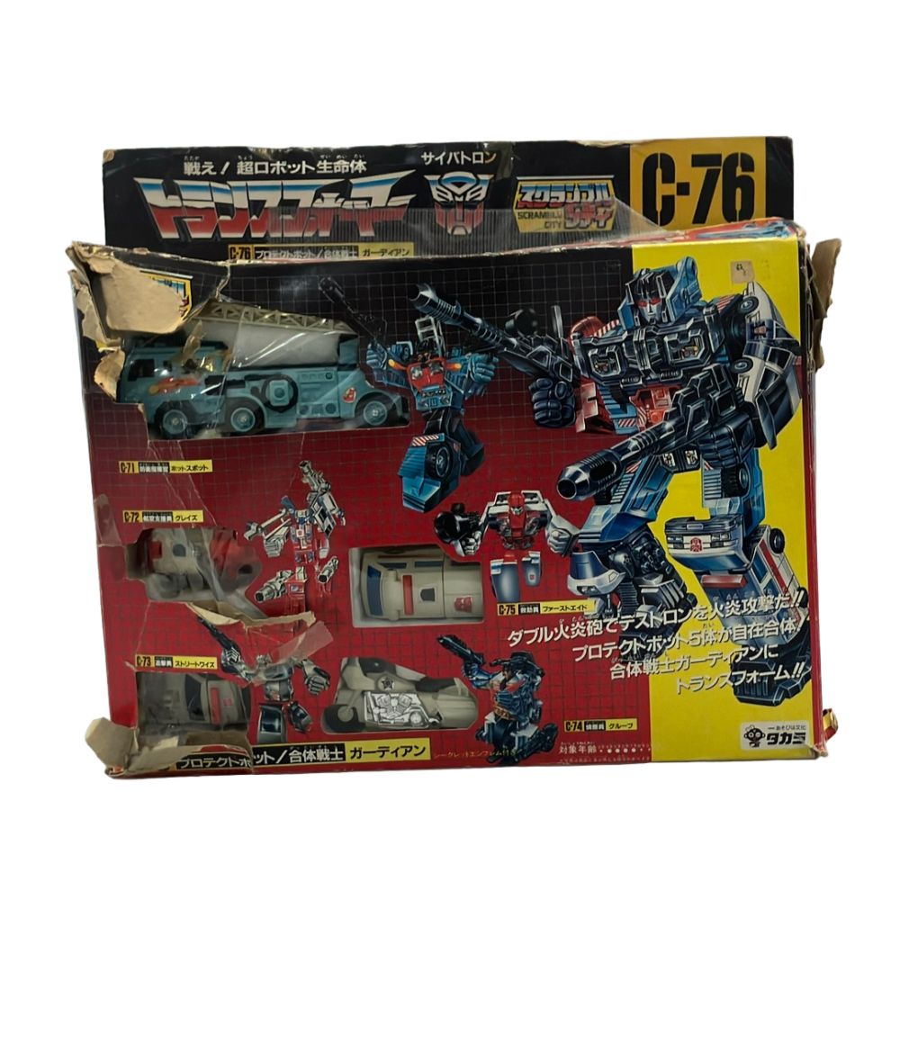 タカラ C-76 サイバトロン プロテクトポット/合体戦士ガーディアン 変形玩具 戦え!超ロボット生命体トランスフォーマー