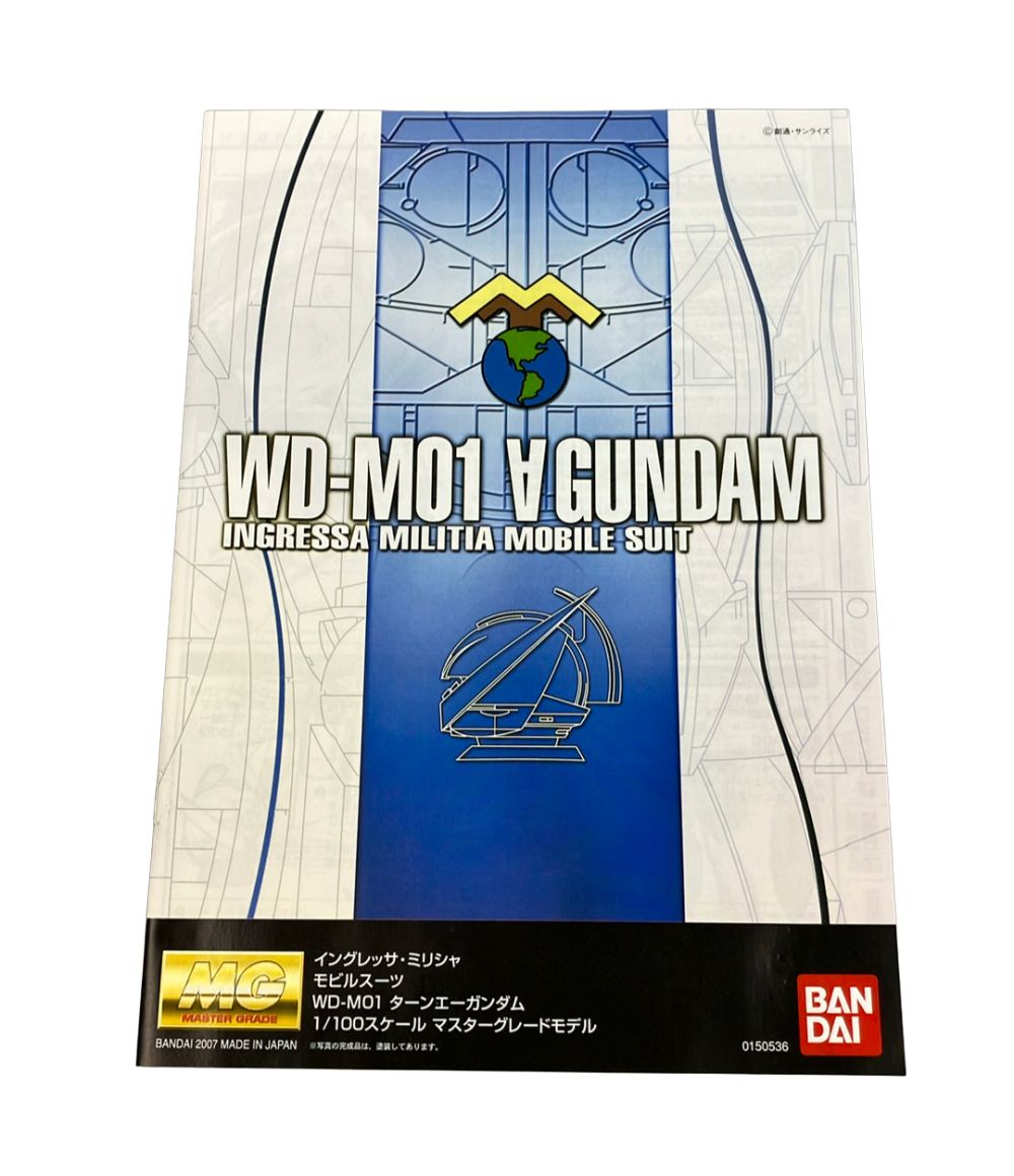 BANDAI ∀ガンダム MG 1/100 WD-M01 ターンエーガンダム プラモデル ガンプラ