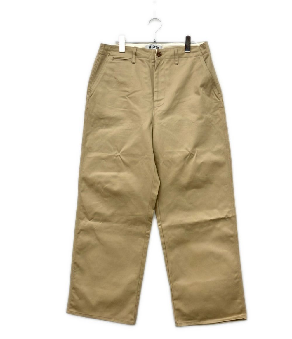 美品 セオレム ワイドストレートチノパンツ メンズ SIZE M THEOREM