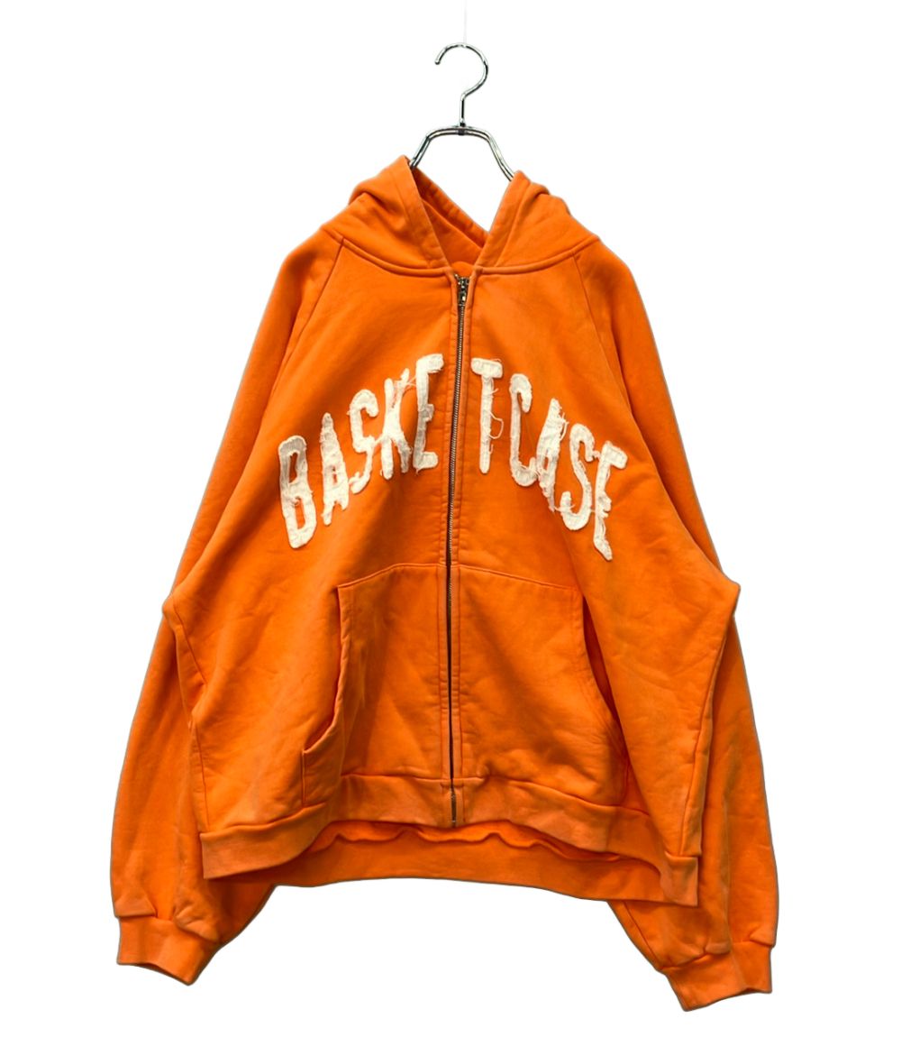 バスケットケース パーカー スウェット ジップアップ 長袖 メンズ SIZE L (Ｌ) BASKETCASE