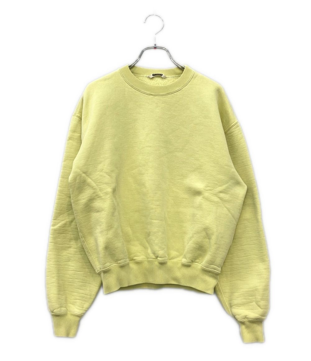 オーラリー 長袖 スムーズ ソフト スウェット 裏起毛 A24AP06TU レディース SIZE 0 (XS) AURALEE