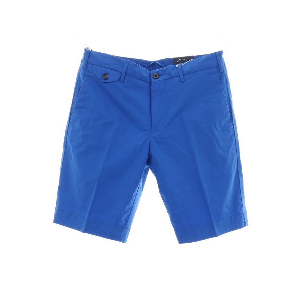 【新品】インコテックス スローウェア INCOTEX SLOWEAR SUMMER POPELINO ストレッチ コットン ショートパンツ ブルー【サイズ46】【メンズ】