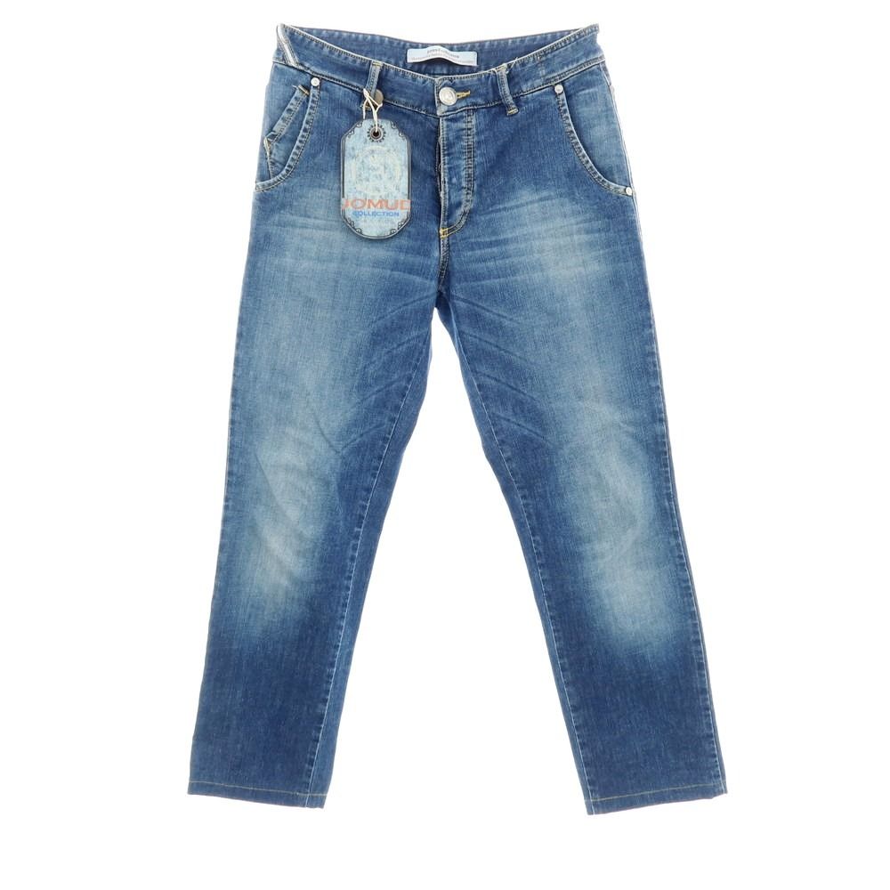 【中古】バルバ BARBA jomud collection ストレッチ コットン系 デニムパンツ ジーンズ ライトブルー【サイズ表記なし(S位)】【メンズ】