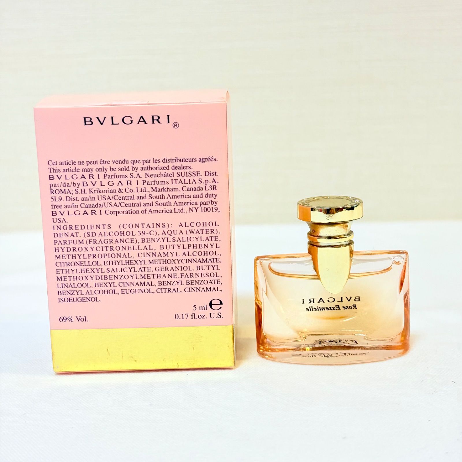 新品未使用 BVLGARI Rose Essentielle eau de parfum ブルガリ ローズ