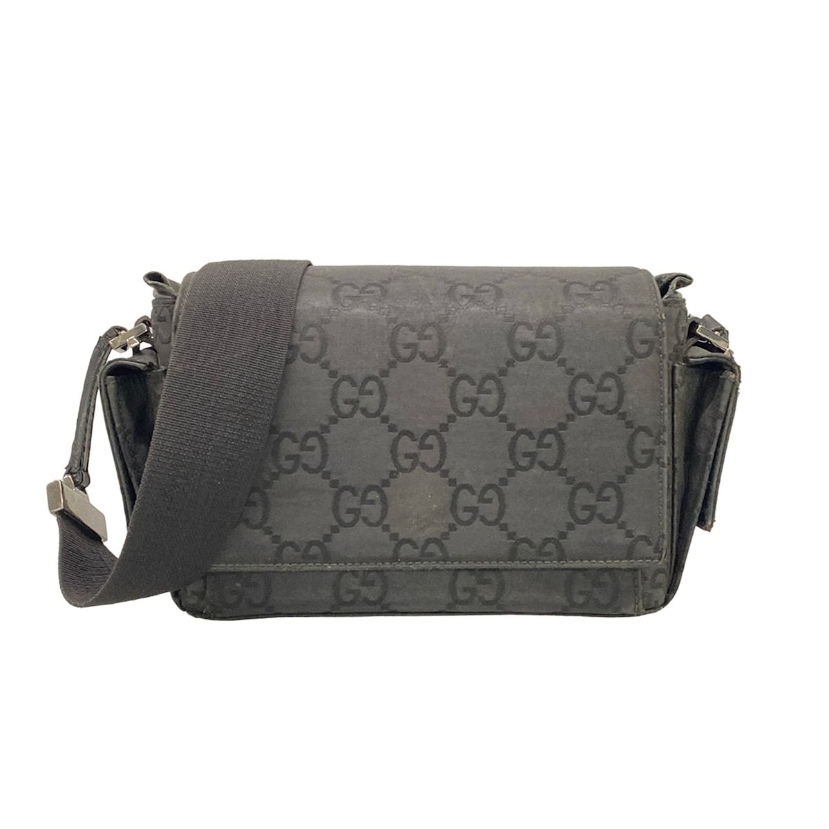 GUCCI(グッチ) ショルダーバッグ - 0013278 黒 - メルカリ