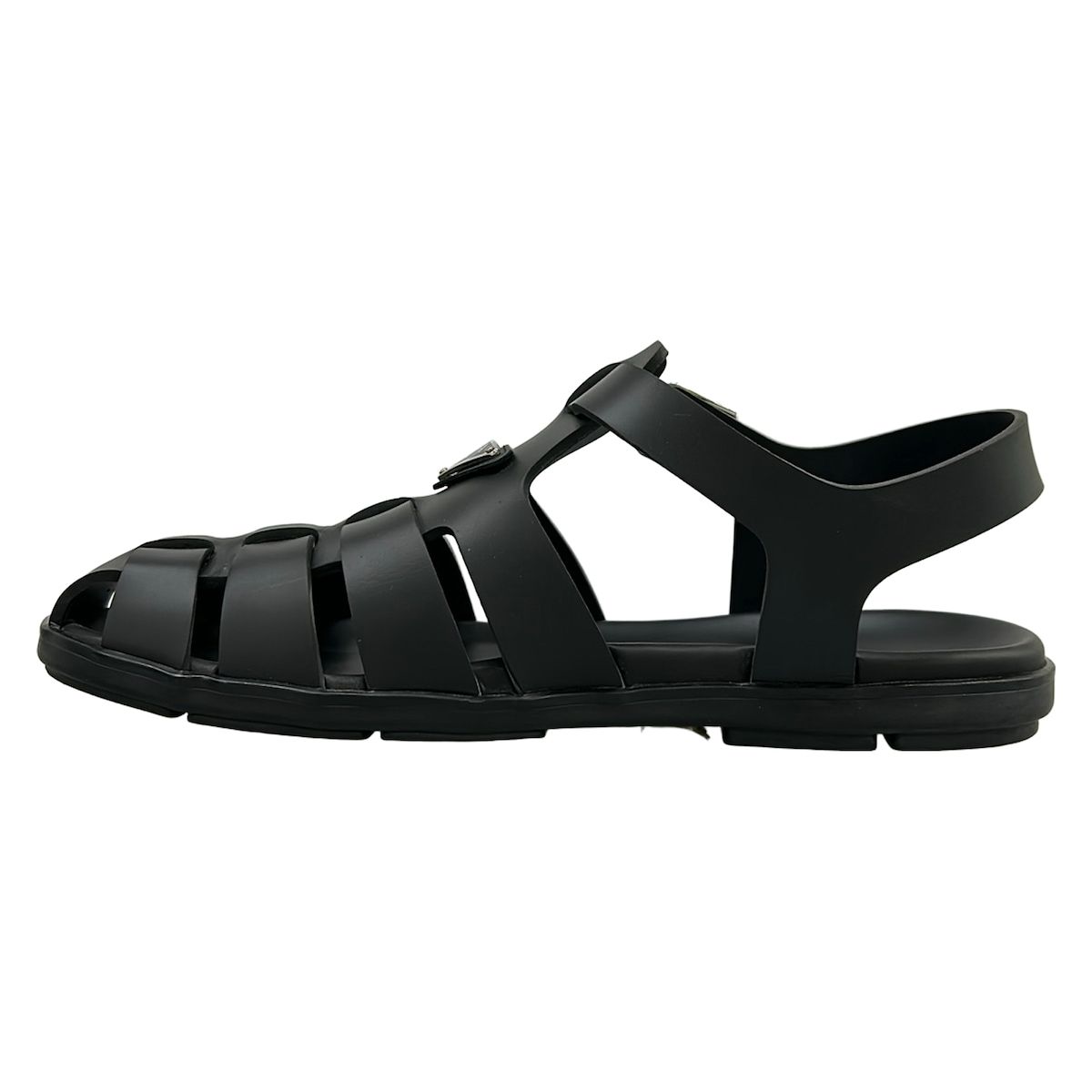 PRADA(プラダ) サンダル 10 メンズ フィッシャーマンサンダル 黒
