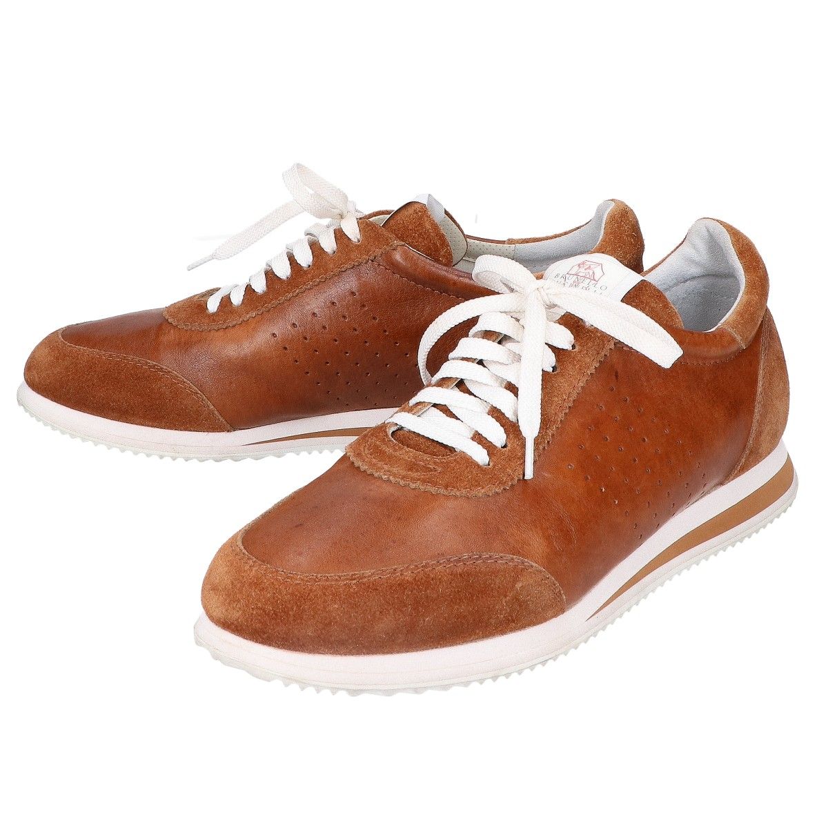 BRUNELLO CUCINELLI スエードスニーカー　サイズ42 BRUNELLO CUCINELLI ブルネロクチネリ レザーxスエード スニーカー 42