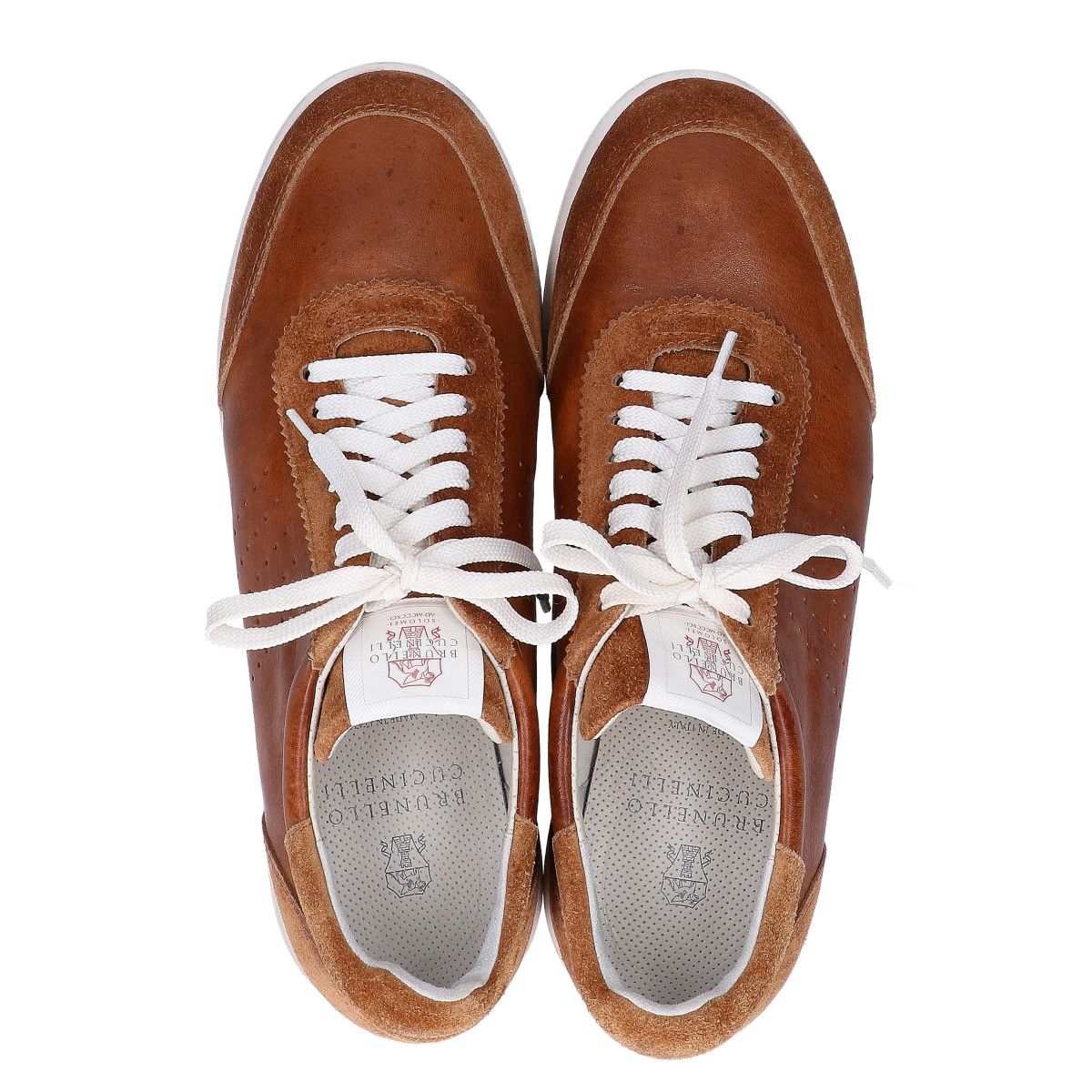 BRUNELLO CUCINELLI ブルネロクチネリ レザーxスエード スニーカー 42