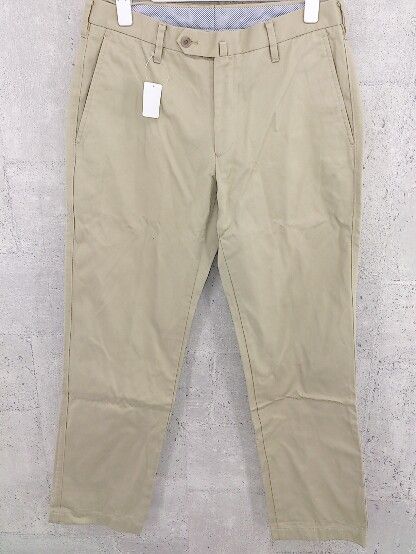 ◇ NEWYORKER ニューヨーカー コットン パンツ 76 ベージュ # 【1002797548542】