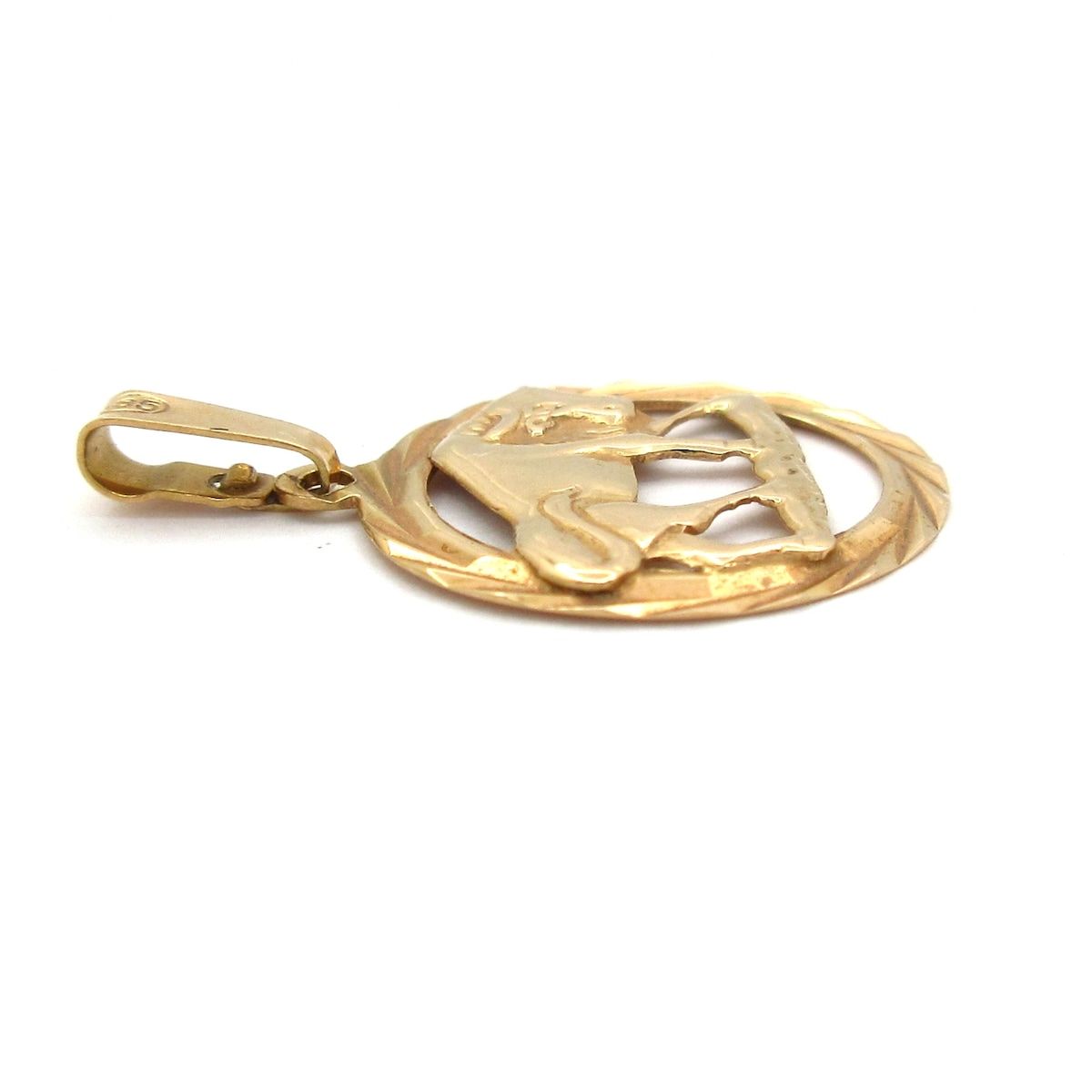 Unbranded(ノーブランド) ペンダントトップ美品 K14YG 総重量:0.5g