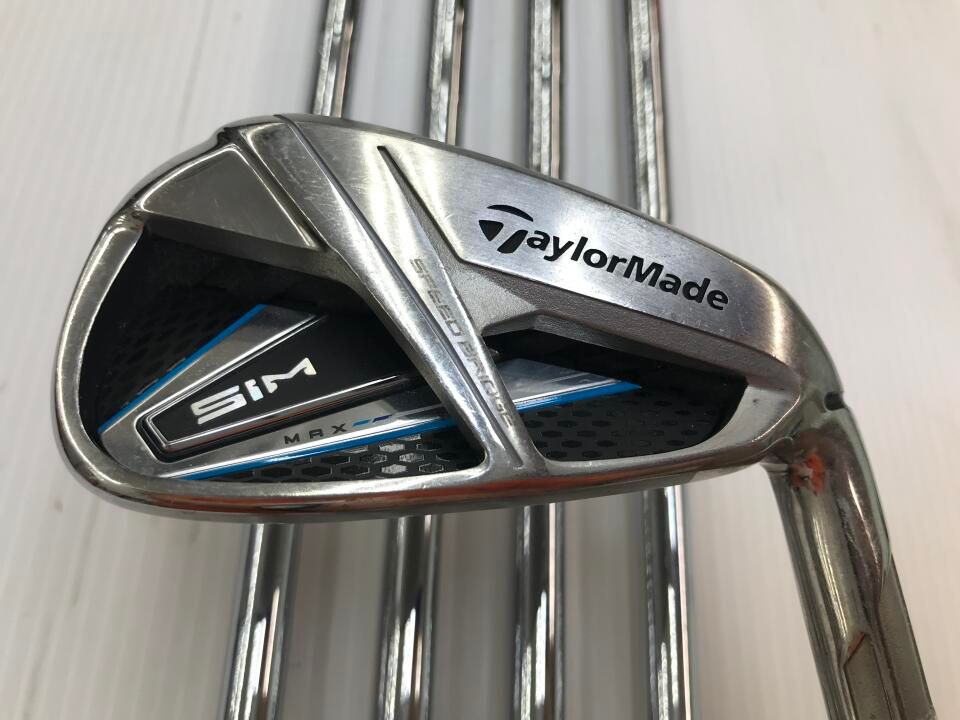 テーラーメイド　SIM MAX　NSプロ MODUS 3 TOUR 105　Sフレックス　アイアンセット　中古【最短即日発送】