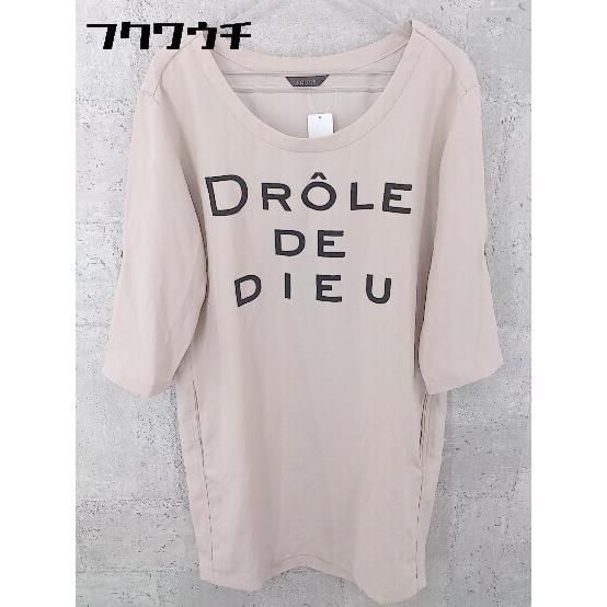 ◇ FONCE フォンセ 長袖 チュニック ワンピース ベージュ レディース 【中古】 【1002798960060】